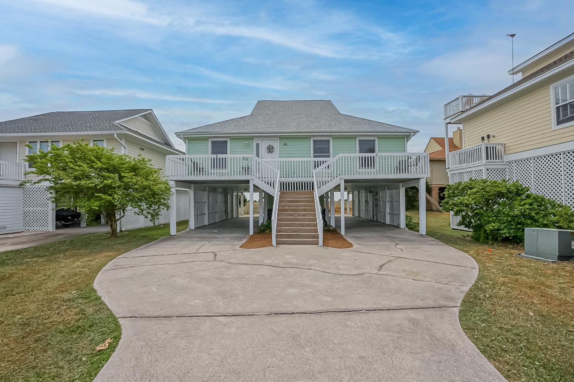 Four-Bedroom House With Great View! Pool Across The Street! Hunting Island Pass! Harbor Island Exterior photo